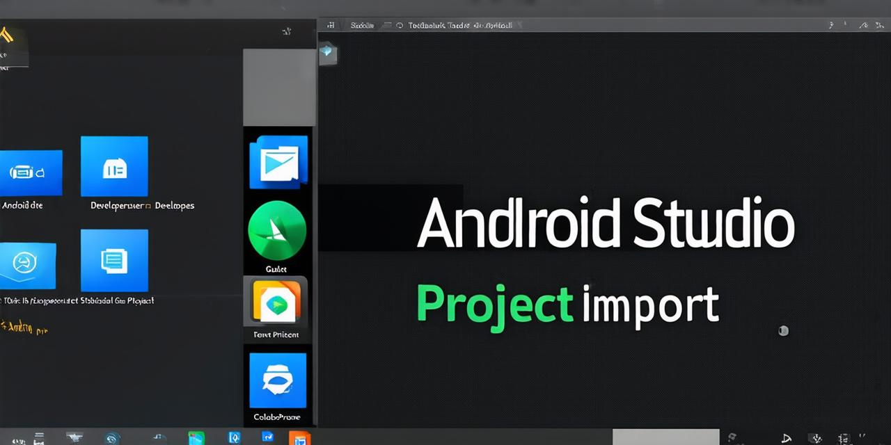 How to import android studio project